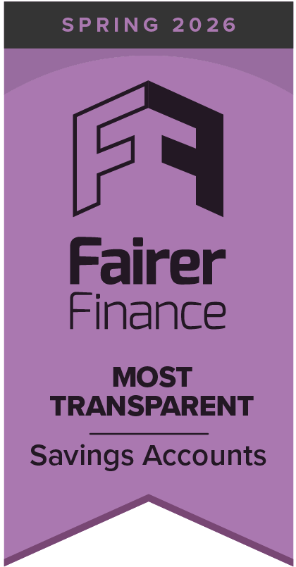Fairer Finance most transparent savings accounts award